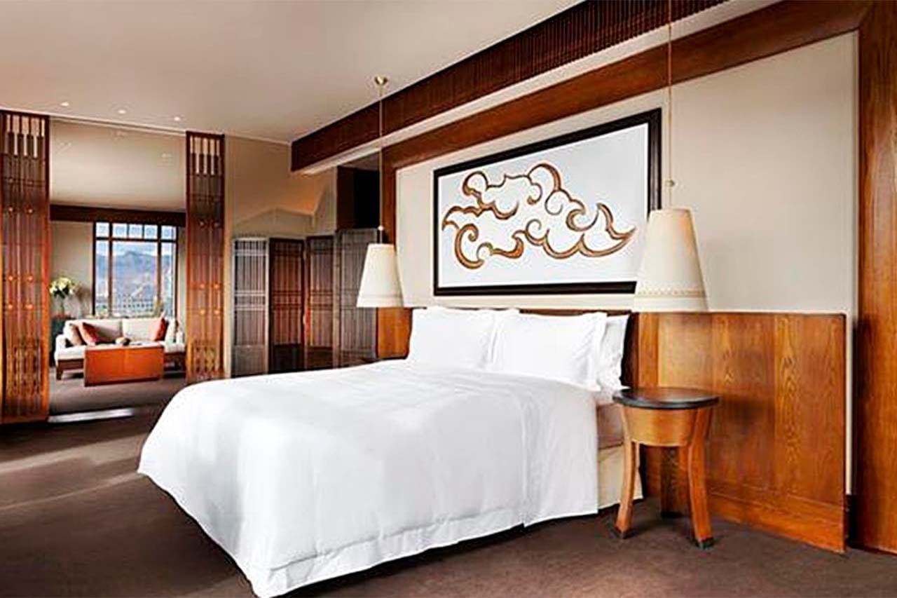 A 4–5 star hotel room interior on the route
